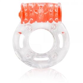 sexual wColor Pop Quickie Plus Screaming O Vibrating Ring Orange